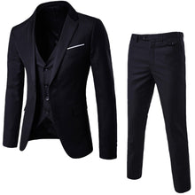 Load image into Gallery viewer, Black Elegant Suit Set
