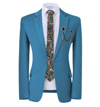 Load image into Gallery viewer, Grey Square Dot Blazer

