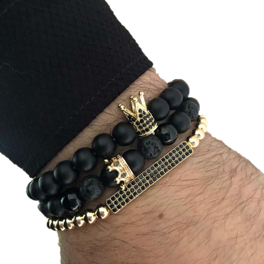 Gold King Crown Bracelet