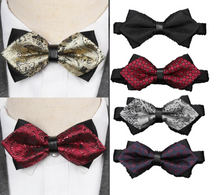 Load image into Gallery viewer, Silk Butterfly Knot Luxurious Bow Tie
