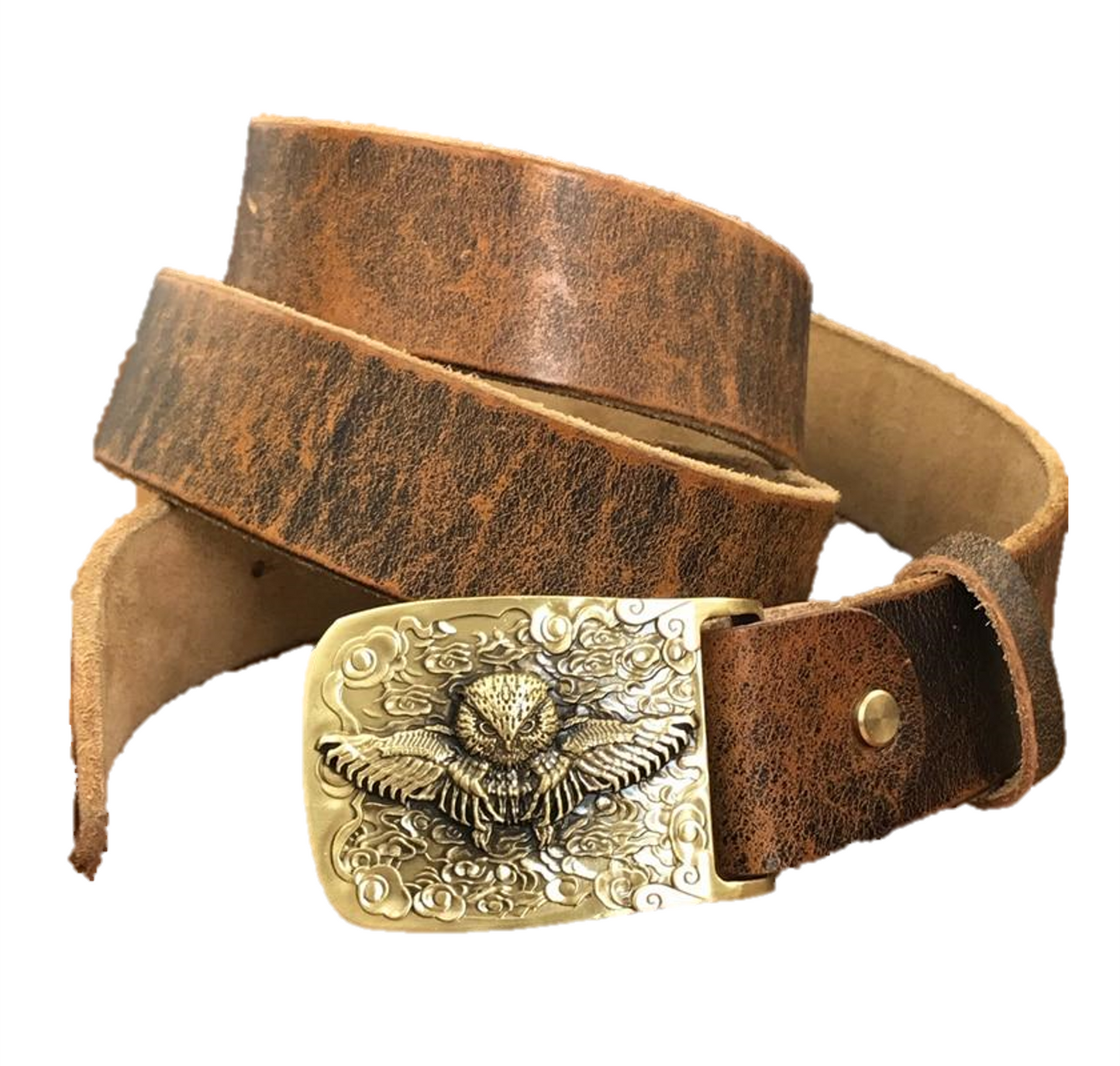 SP Cowboy Style Men leather belt