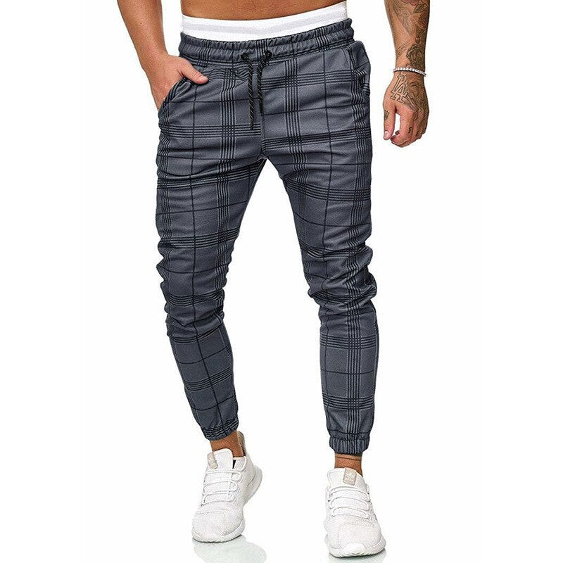 WeekendEase™ - Fashion Slim Plaid Pants