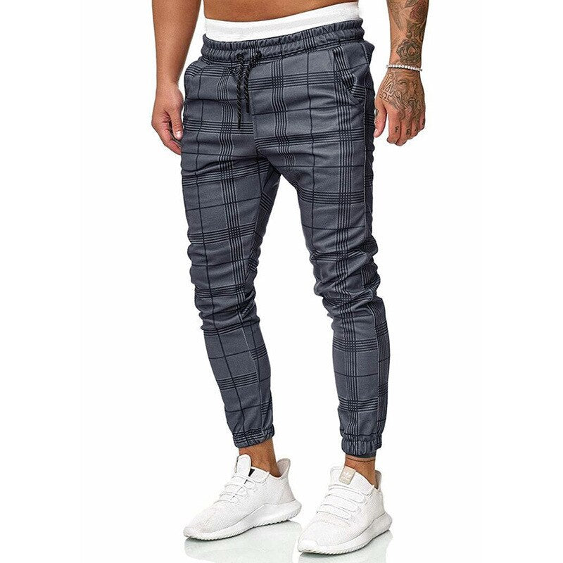 WeekendEase™ - Fashion Slim Plaid Pants