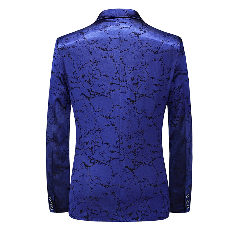 Printing Slim Fit Suit