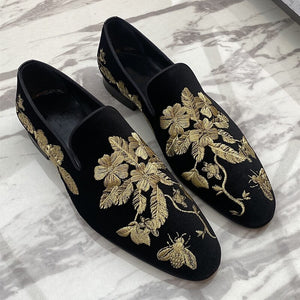 LuxeMotion™ - Embroidery Flower Loafer