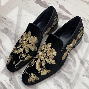 LuxeMotion™ - Embroidery Flower Loafer