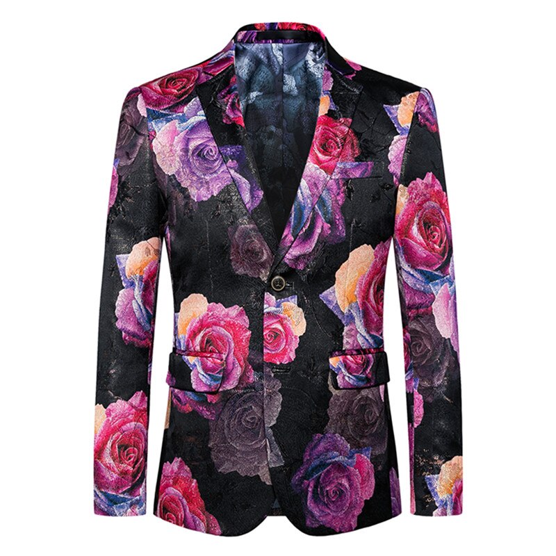 Boutique Flower Suit Jacket