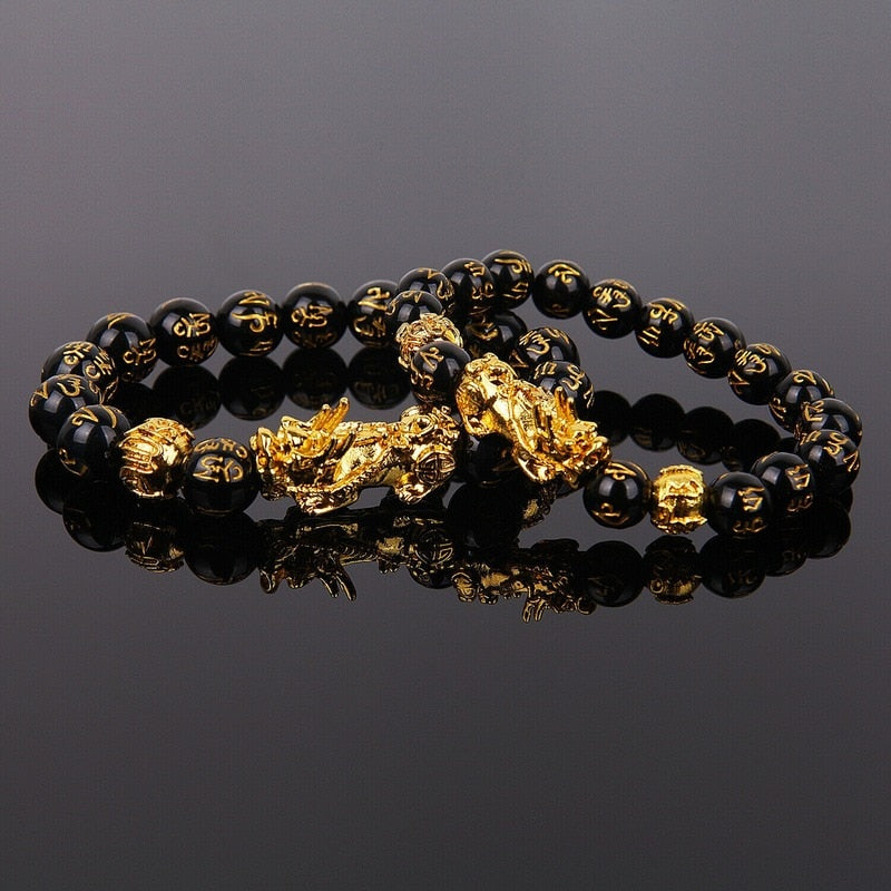 Feng Shui Black Beads Bracelet