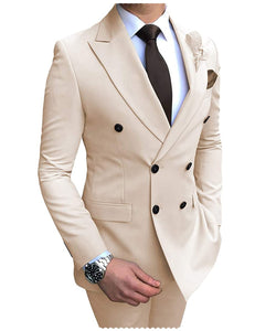 Slim Fit Casual Suit Set