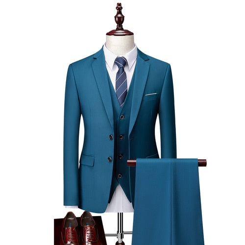 Solid Color Suit Set