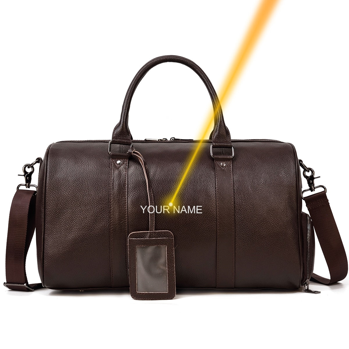 Grab N'Go- Travel Duffle Leather Bag