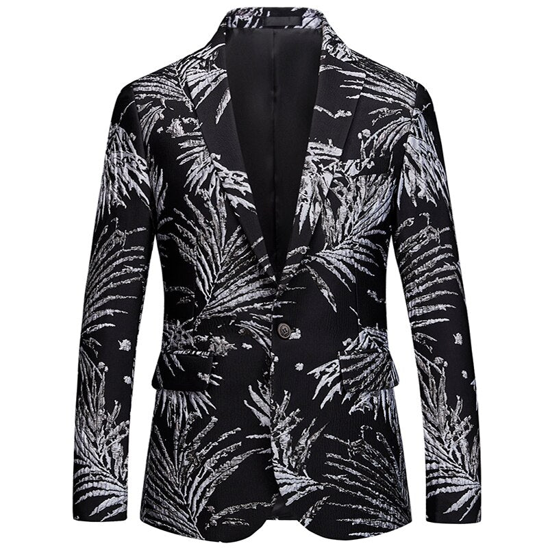 Boutique Flower Suit Jacket