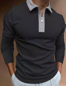 Collarless Long Sleeve Shirt