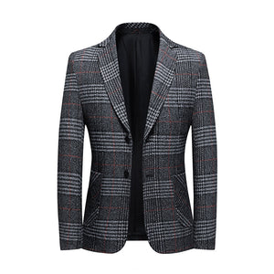 Men's Plaid Suit Jacket