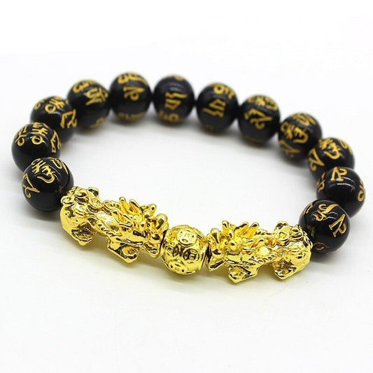 Feng Shui Black Beads Bracelet