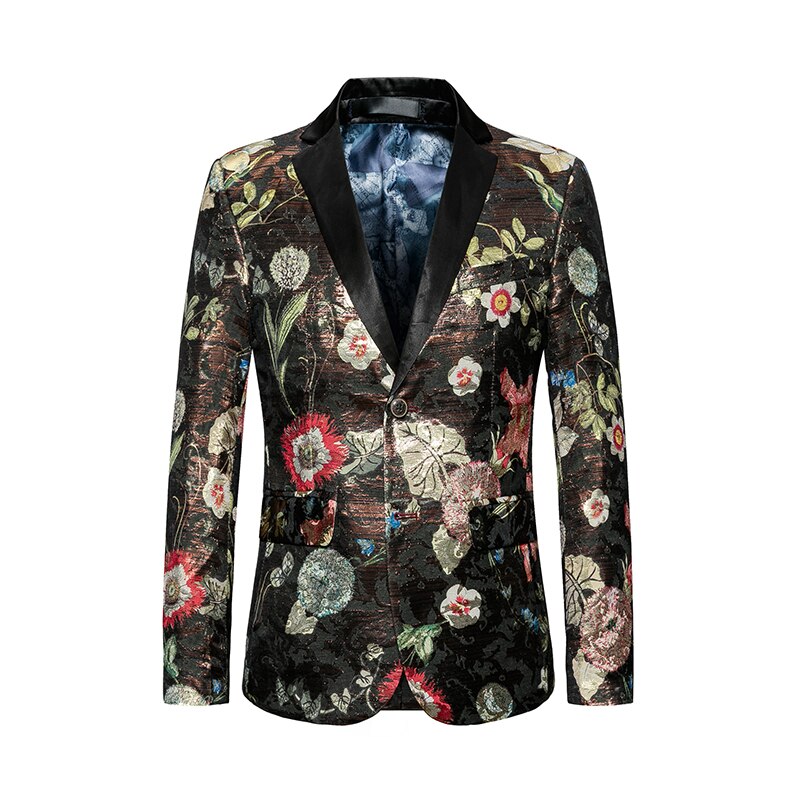 Boutique Flower Suit Jacket