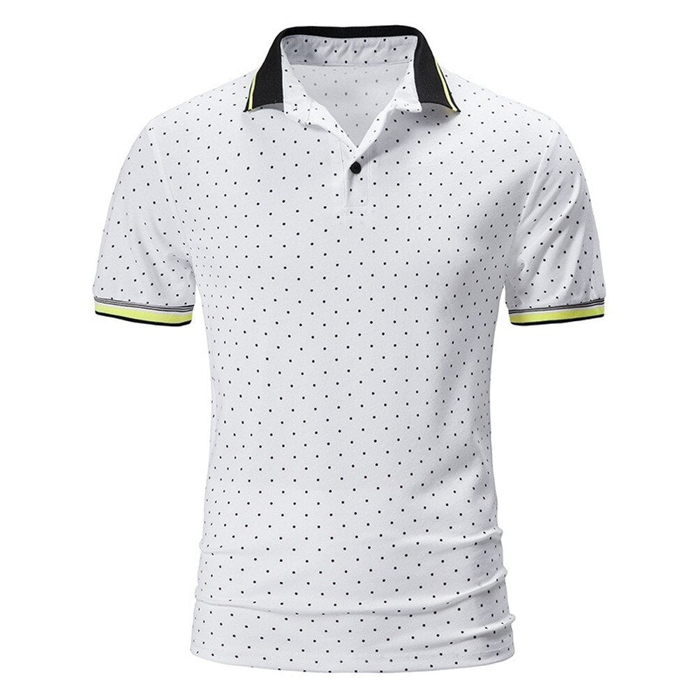 Stand Collar Polo Shirt