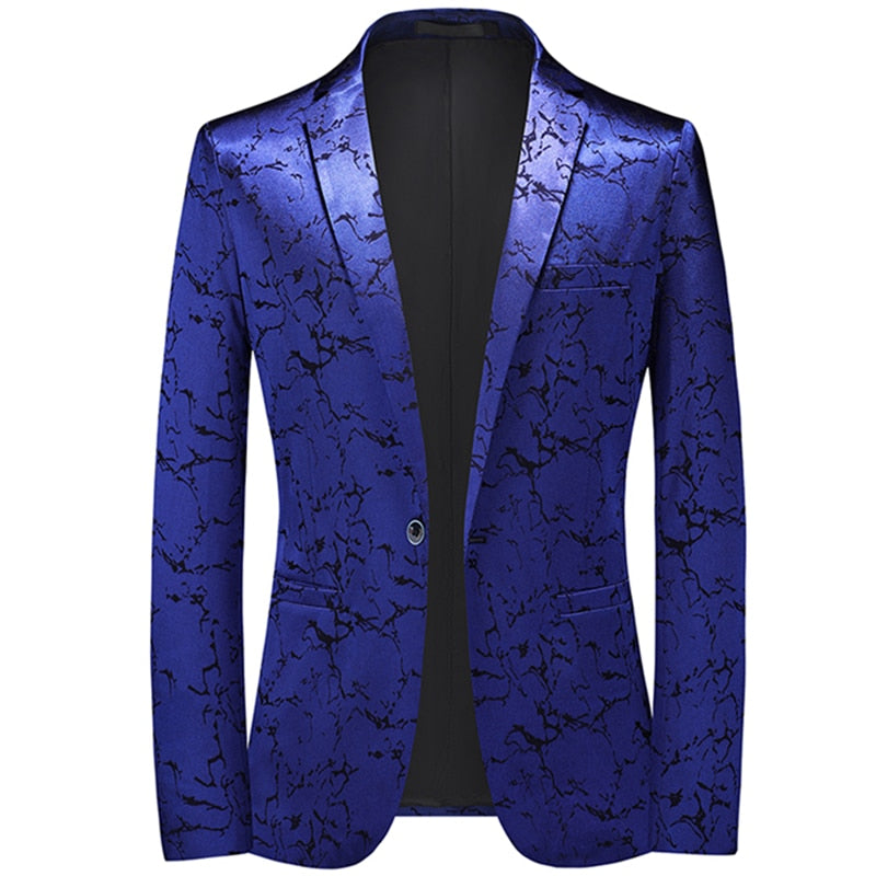 Printing Slim Fit Suit