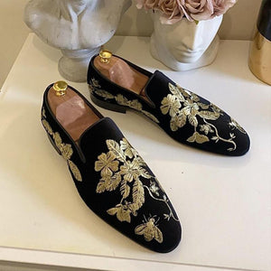 LuxeMotion™ - Embroidery Flower Loafer