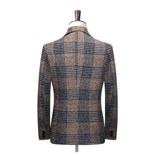 Load image into Gallery viewer, Men&#39;s Plaid Suit Jacket
