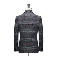 Load image into Gallery viewer, Men&#39;s Plaid Suit Jacket
