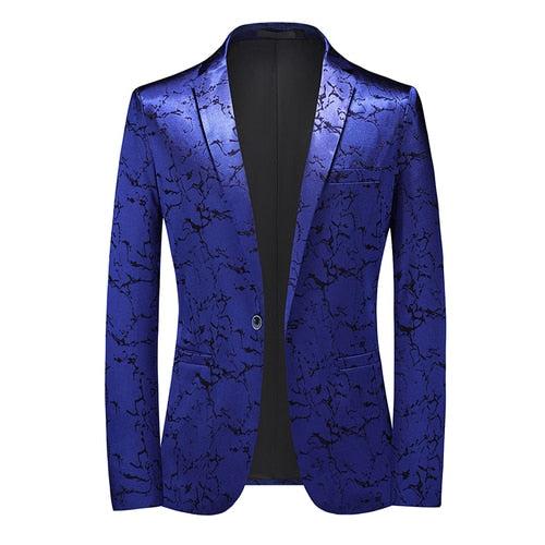 Printing Slim Fit Suit