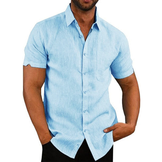 FashionBlend™ -Cotton Short-Sleeved Shirt