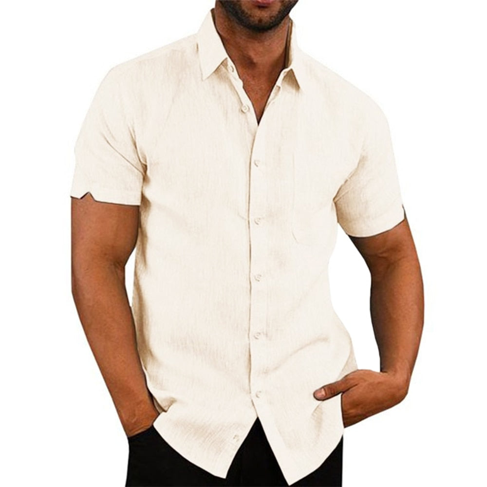 FashionBlend™ -Cotton Short-Sleeved Shirt