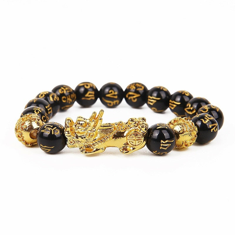 Feng Shui Black Beads Bracelet