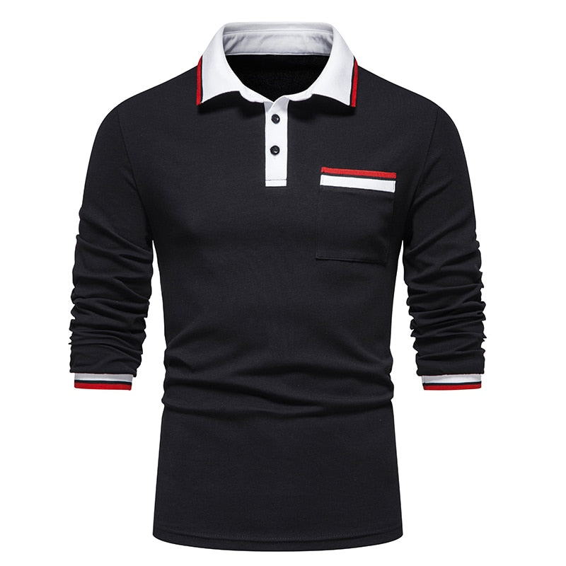 Long-sleeved Polo Shirt