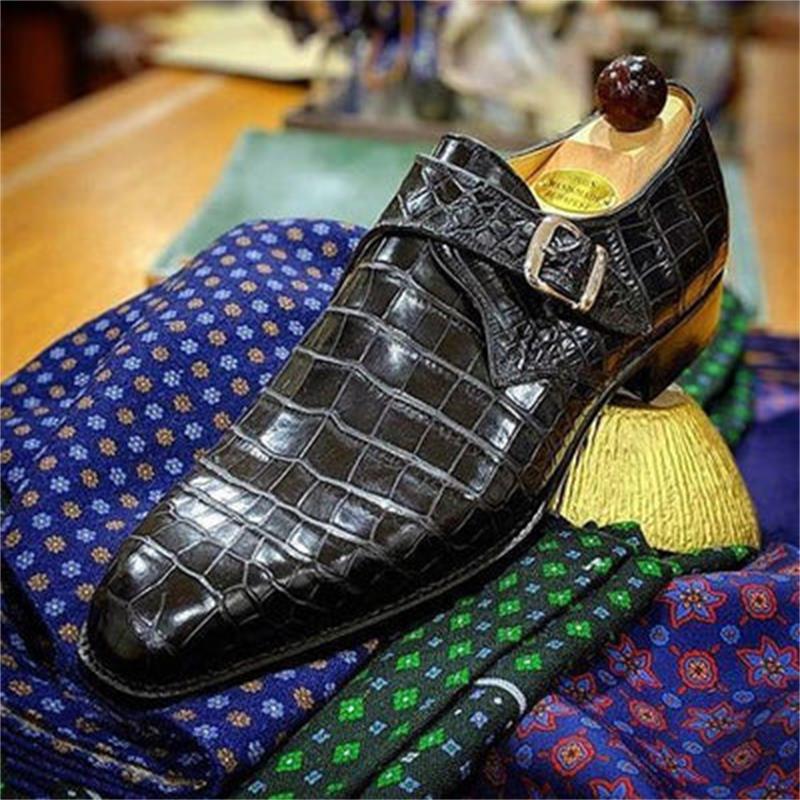 Single Buckle Dress Shoes