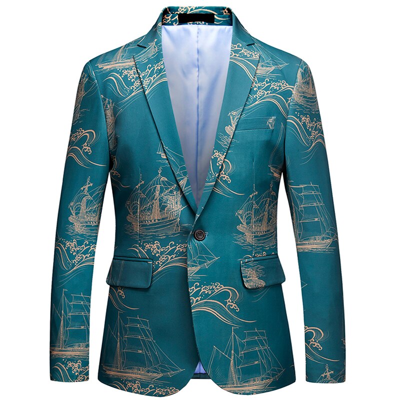 Boutique Flower Suit Jacket