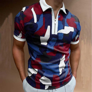 Men Polo Shirts  Casual Daily Short Sleeve Striped  Shirt