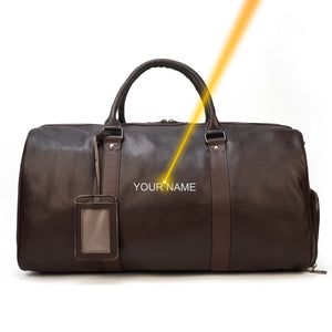 Grab N'Go- Travel Duffle Leather Bag