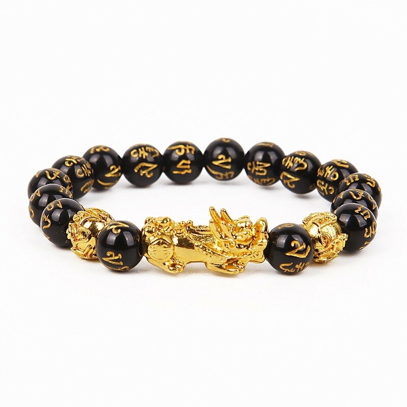 Feng Shui Black Beads Bracelet