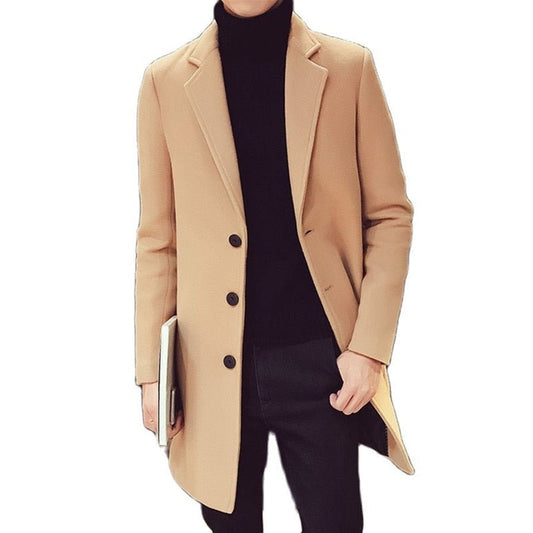 Medium and Long Woolen Coat