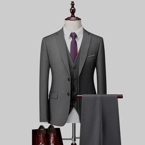 Solid Color Suit Set