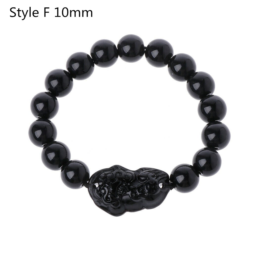 Feng Shui Black Beads Bracelet