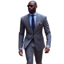 Load image into Gallery viewer, Men Stripe Business Suit Set
