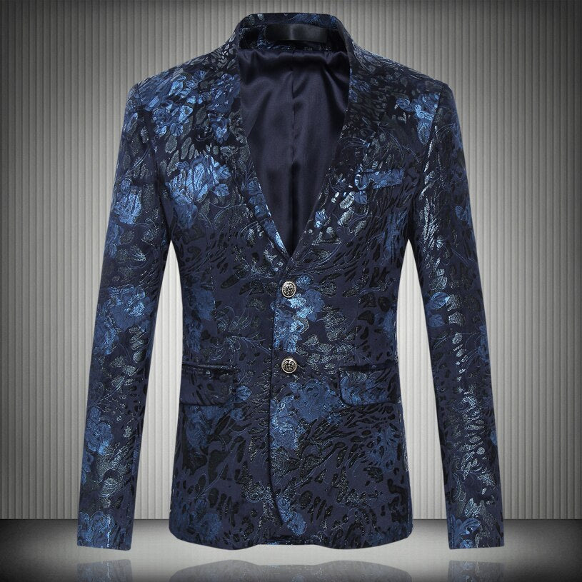 Boutique Flower Suit Jacket