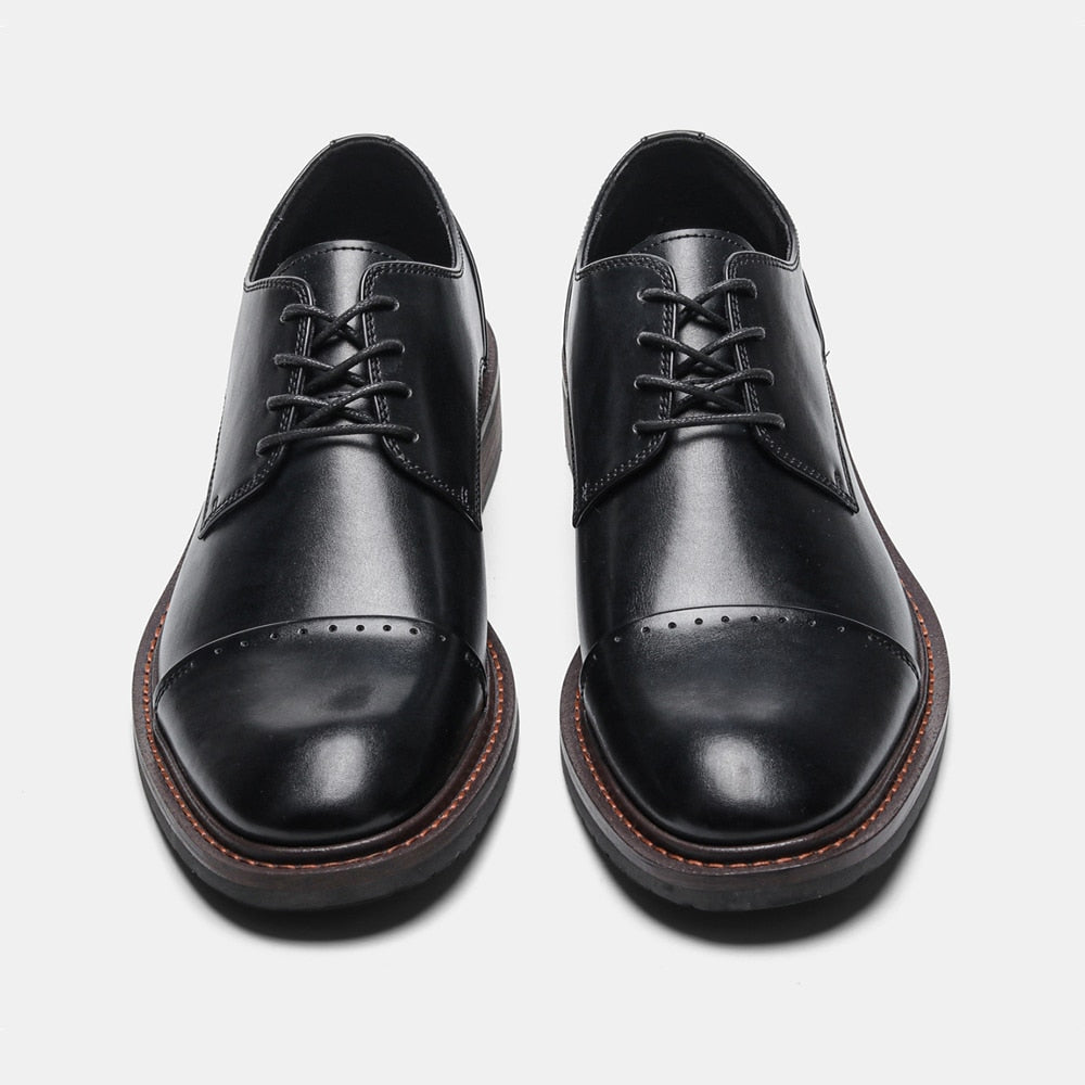 Genuine Leather Derby Shoes