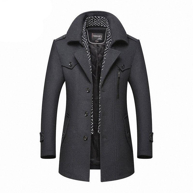 Men's Wool Blends Coat