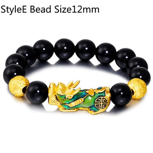Feng Shui Black Beads Bracelet