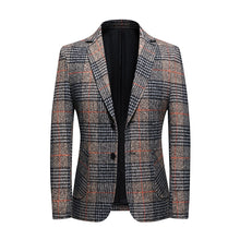 Load image into Gallery viewer, Men&#39;s Plaid Suit Jacket
