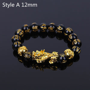 Feng Shui Black Beads Bracelet