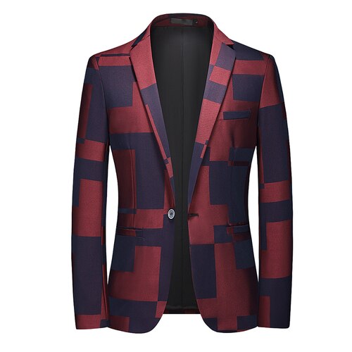 Printing Slim Fit Blazers