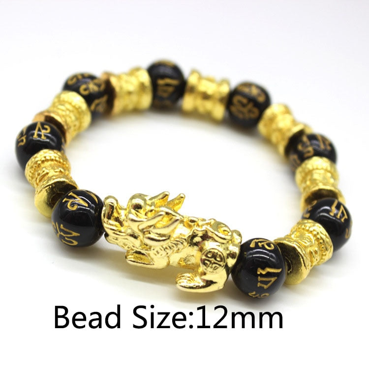 Feng Shui Black Beads Bracelet