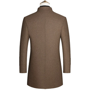 Casual Woolen Long Coat