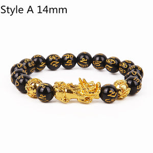 Feng Shui Black Beads Bracelet