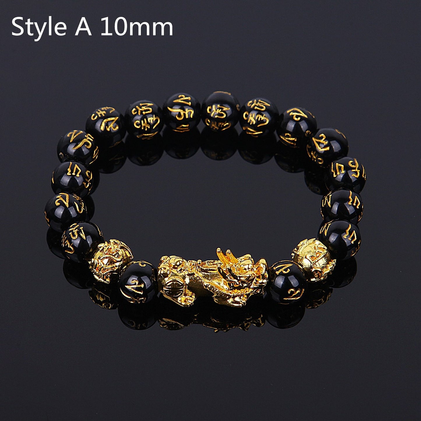 Feng Shui Black Beads Bracelet